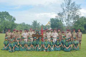 พิธีเดินสวนสนามวันสถาปนาวันลูกเสือแห่งชาติ