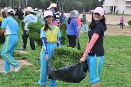 งานปูหญ้าสนามกีฬา โรงเรียนพะตงวิทยามูลนิธิ 2561 ชุดที่ 2 09092561