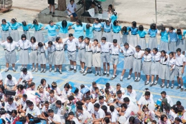 กิจกรรมแสดงสายใยผูกพันน้องพี่ ระดับมัธยมศึกษาปีที่ 3 และมัธยมศึกษาปีที่ 6 05-03-2563