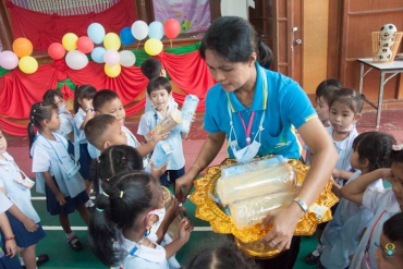 กิจกรรมเก่งดีมีสุข ระดับเตรียมอนุบาลและอนุบาล 1 (16-02-2564)