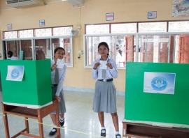 กิจกรรมเลือกตั้งสภานักเรียน ระดับมัธยม 06062562