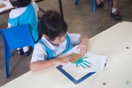 กิจกรรมค่ายศิลปะรุ่นเยาว์ ระดับอนุบาล 2  (24-10-2563)