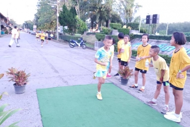 นักเรียนกีฬาเข้าร่วมกิจกรรมเดิน-วิ่ง ทศ.พะตง  07-12-2562